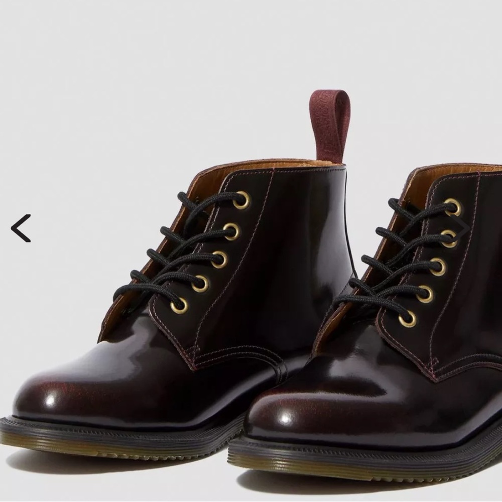 Dr Martens Emmeline Boots in Cherry Red. EU 36